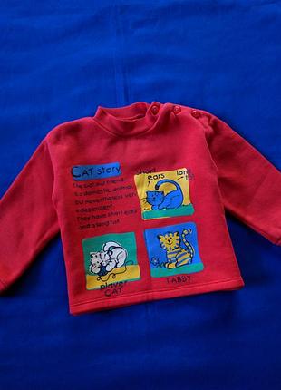 Свитер с начесом саt story рост 62-80