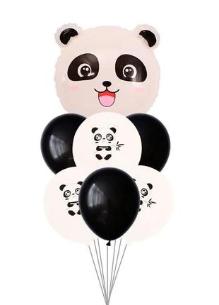 Набір повітряних кульок ведмедик панда