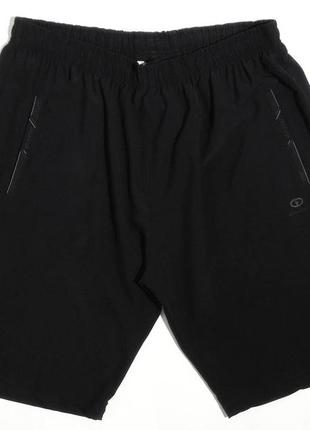 Мужские болоневые шорты черного цвета