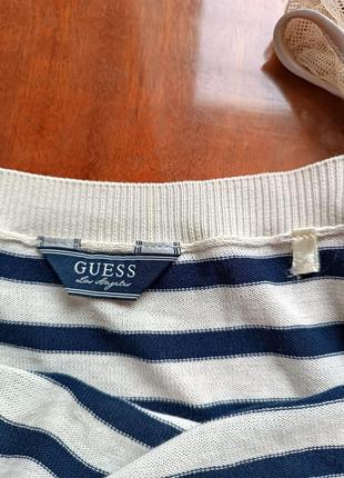 Полосатая тельняшка майка guess, 175/96 см, м9 фото