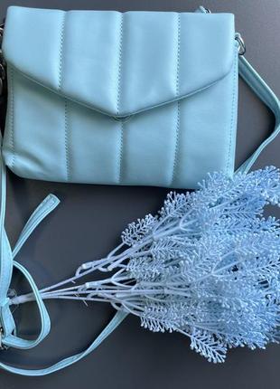 Миниатюрная сумочка небесно-голубого цвета от primark, новая🩵2 фото