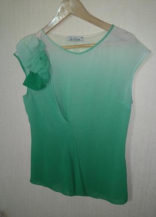 Шелковая блуза украинского дизайнера iren klairie (шелк, вискоза)1 фото