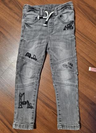 Джинси з екскаватором та краном