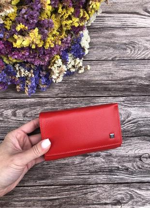 Женский  кожаный мини кошелек, небольшой кошелек фирмы balisa hn712h16 red1 фото