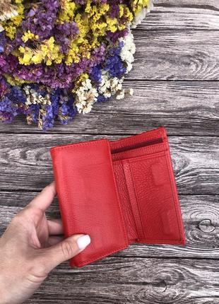 Женский  кожаный мини кошелек, небольшой кошелек фирмы balisa hn712h16 red5 фото