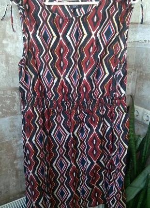 F&f. платье с красивым узором. размер 2xl