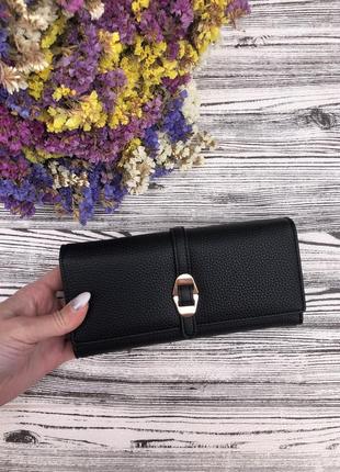 Жіночий гаманець з екошкіри фірми tailian t5601-072 black