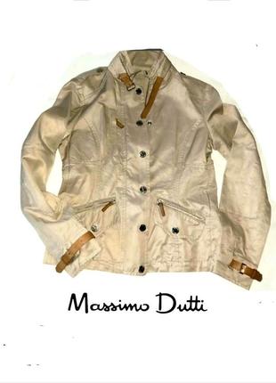 Massimo dutti легкая куртка кожа