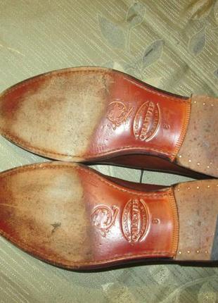 Quarvif кожаные туфли ручной работы crocket church's santoni j. m. weston р. 42-435 фото