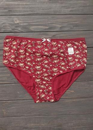 Трусики жіночі hnx бавовна великий розмір 5 xl батал туреччина нижня білизна