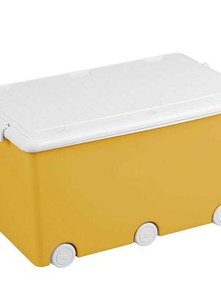 Ящик для іграшок tega chomik ik-008 yellow