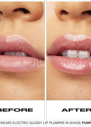 Milk makeup electric glossy lip plumper clear – прозорий блиск-плампер для губ3 фото