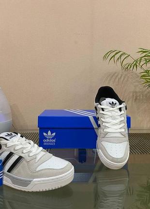 adidas 3 stripe capri pants suit dress codes code (серо-черные с белым)