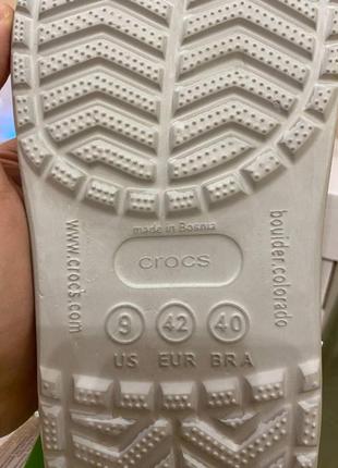 Crocs (сіро-білі)6 фото