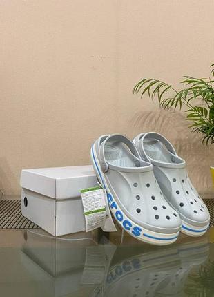 Crocs (серо-белые)5 фото