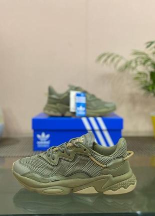 Adidas ozweego (хакі)6 фото