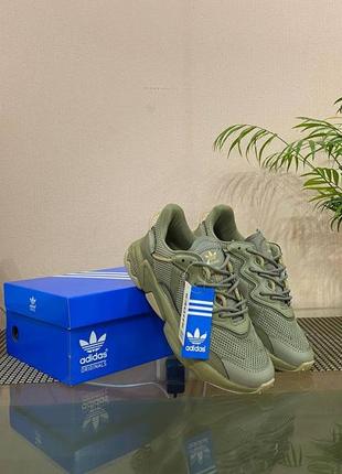 Adidas ozweego (хакі)3 фото