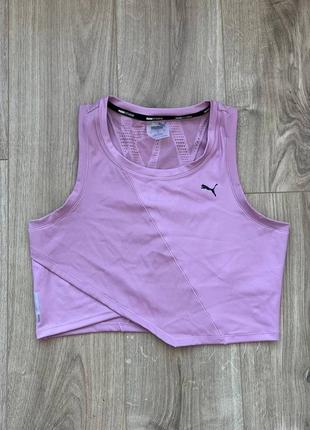 Майка puma studio crop lace tank2 фото