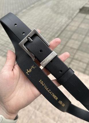 Ремень пояс женский кожаный в стиле ysl / ремень пояс женский в стиле ysl