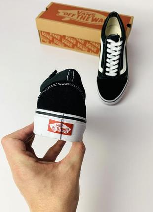 Замшевые, черные кеды vans old skool, натуральная замша, наложенный платеж3 фото