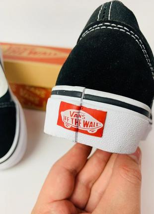 Замшевые, черные кеды vans old skool, натуральная замша, наложенный платеж4 фото