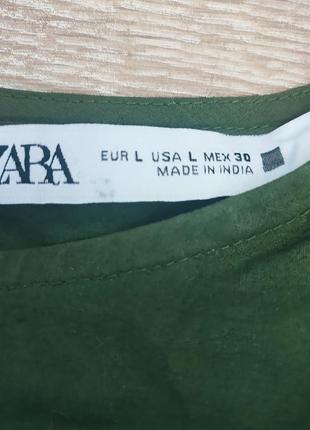 Zara блуза з котону, прошва (l)3 фото