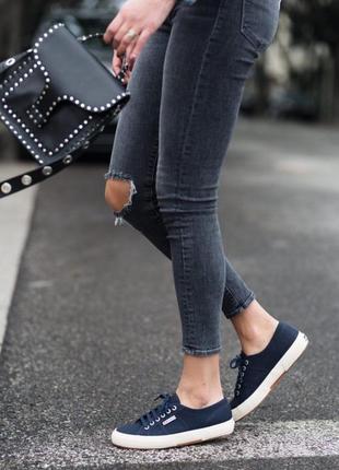 Женские кеды мокасины superga сша 35 36 38 размер
