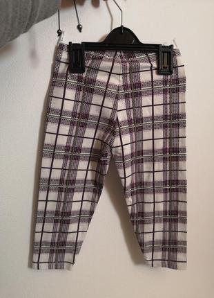 Утеплені штани /трикотажні брюки  на 1-2 роки4 фото