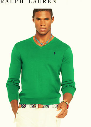 Polo ralph lauren slim fit cotton джемпер /8148/