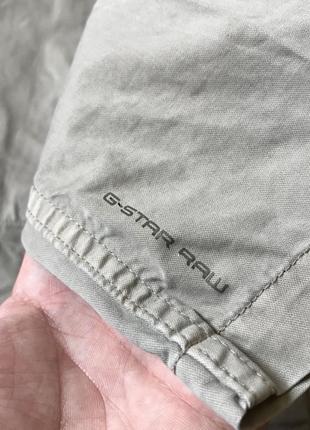 Чоловіча світла бежева повсякденна куртка ветрівка g-star raw denim 3301 5620 raw.6 фото