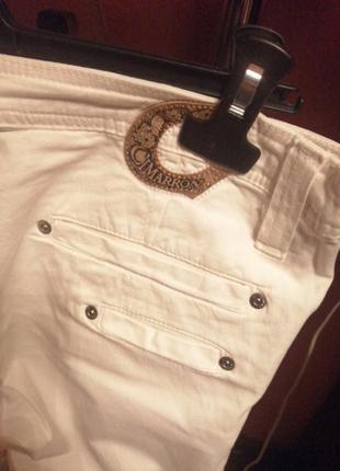 Білі  широкі джинси ґ-14 фото