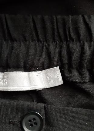 Cтильные, укороченые, зауженные к низу черные брюки c защипами от asos6 фото