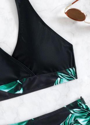 Модный раздельный купальник с завышенной талией