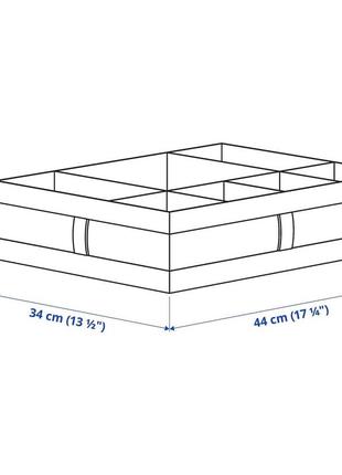 Скринька з відділеннями 44x34x11 см skubb4 фото