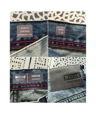 Новые мужские мега крутые джинсы mustang размер 32/34