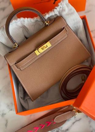 Сумка эрмес келли hermes kelly brown