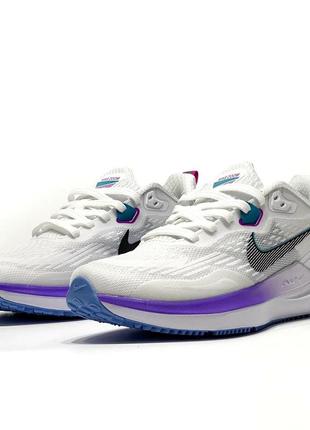 Nike air winflo 9 кроссовки женские спортивные в сетку, летние