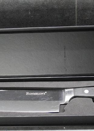 Нож шеф-повара sonmelony универсальный поваренный поваренный 32 см6 фото