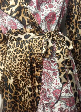 Новое леопардовое платье на запах от missguided4 фото