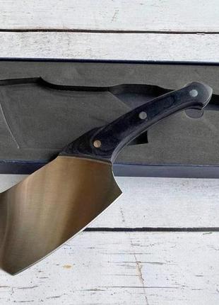 Кухонный нож-топор goldsun тесак для мяса 28см
