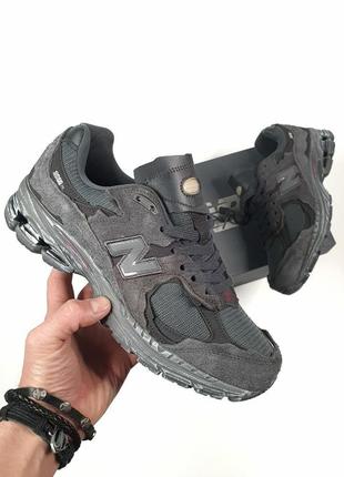 New balance 2002r кроссовки ж/м черные 36-45р