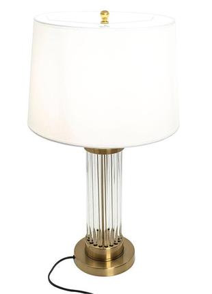 Настольная лампа altalusse inl-5140t-01 white gold е27 1х40вт