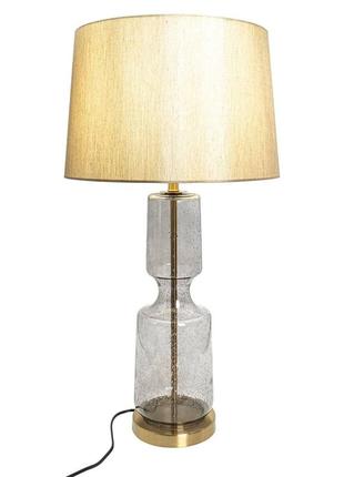 Настольная лампа altalusse inl-5142t-01 gold & light-brown е27 1х40вт2 фото