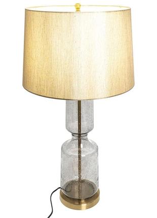 Настольная лампа altalusse inl-5142t-01 gold & light-brown е27 1х40вт3 фото