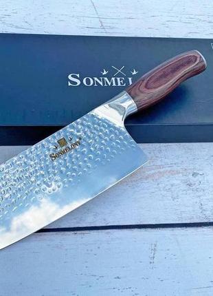 Кухонный нож - топор sonmelony для обработки мяса 30,5см.