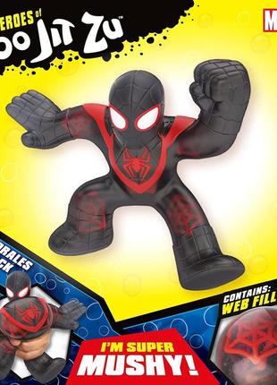 Іграшка-тягучка антистрес goojitzu marvel spider-man герої гуджитсу марвел — людина-павук майлз моралес4 фото