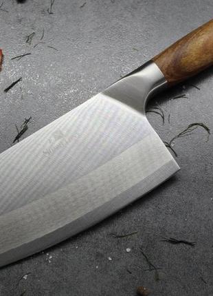 Кухонный нож - топор sonmelony для обработки мяса 32,5см
