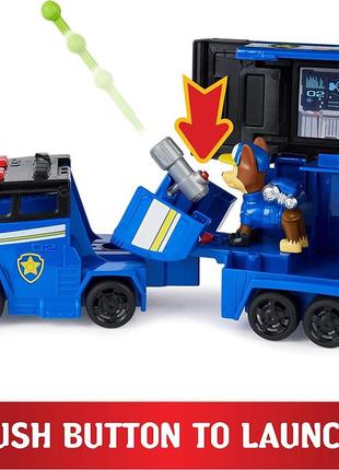 Игровой набор paw patrol chase big truck pup щенячий патруль большой грузовик-трансформер чейза4 фото