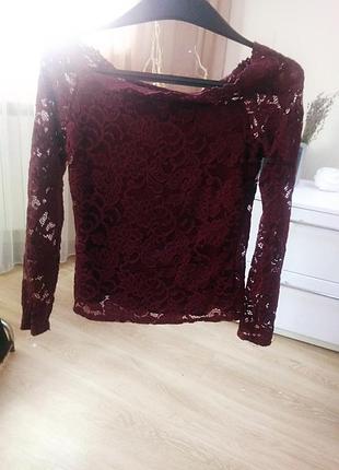 Красивая гипюровая кофточка! открытые плечи