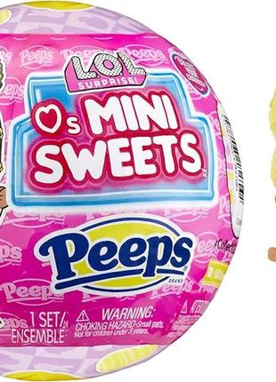 Лялька лол сюрприз lol surprise loves mini sweets peeps tough chick ігровий набір великоднє курча